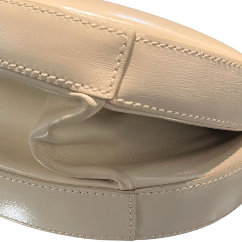 ロエベ LOEWE ラウンドハンドバッグ アイボリー レザー レディース