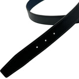 エルメス HERMES コンスタンス ベルト 80cm □L ブラック/ブルードプリュス ボックスカーフ/トゴ メンズ ベルト