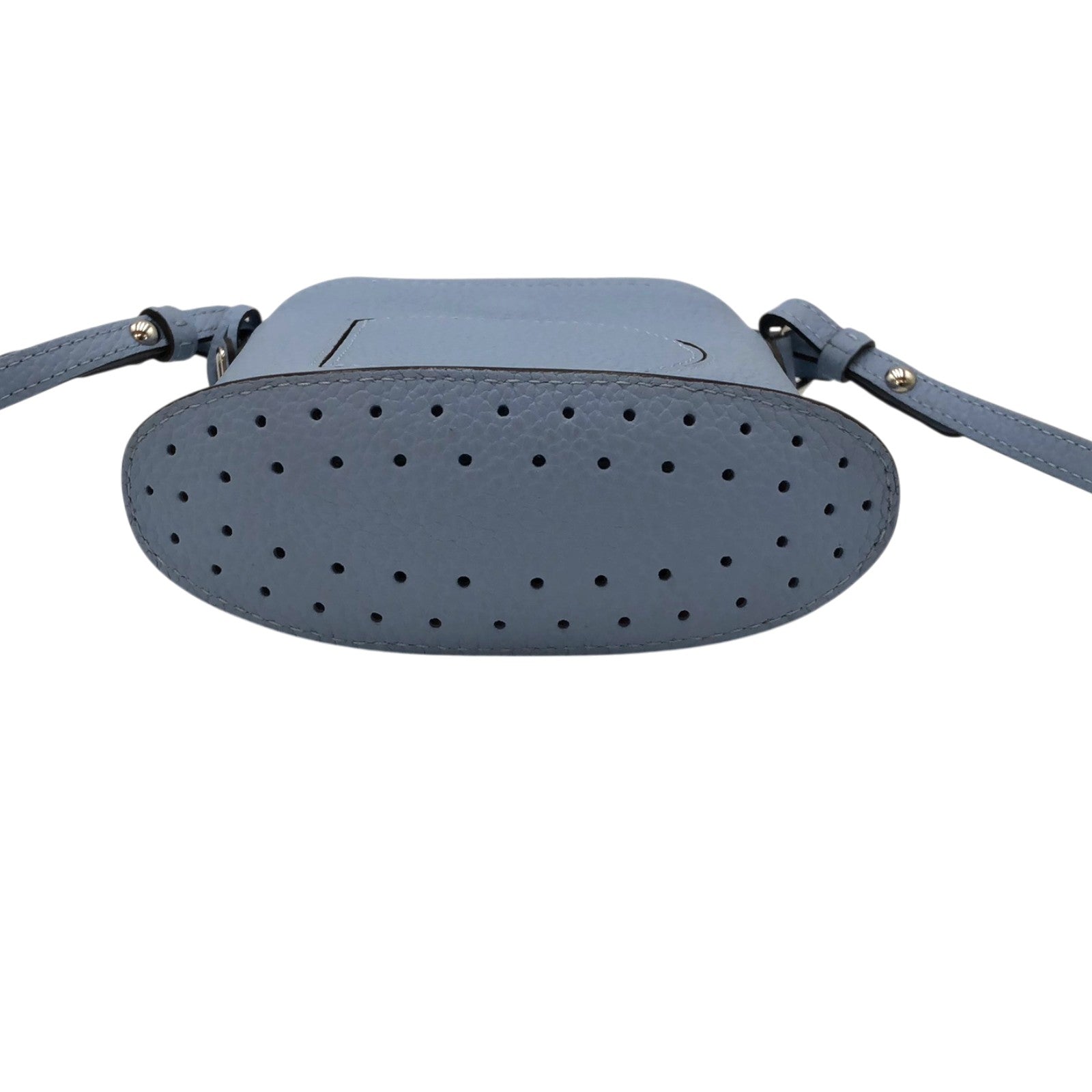 デルヴォー DELVAUX パントイ ライトブルー レザー レディース
