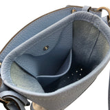 デルヴォー DELVAUX パントイ ライトブルー レザー レディース ショルダーバッグ