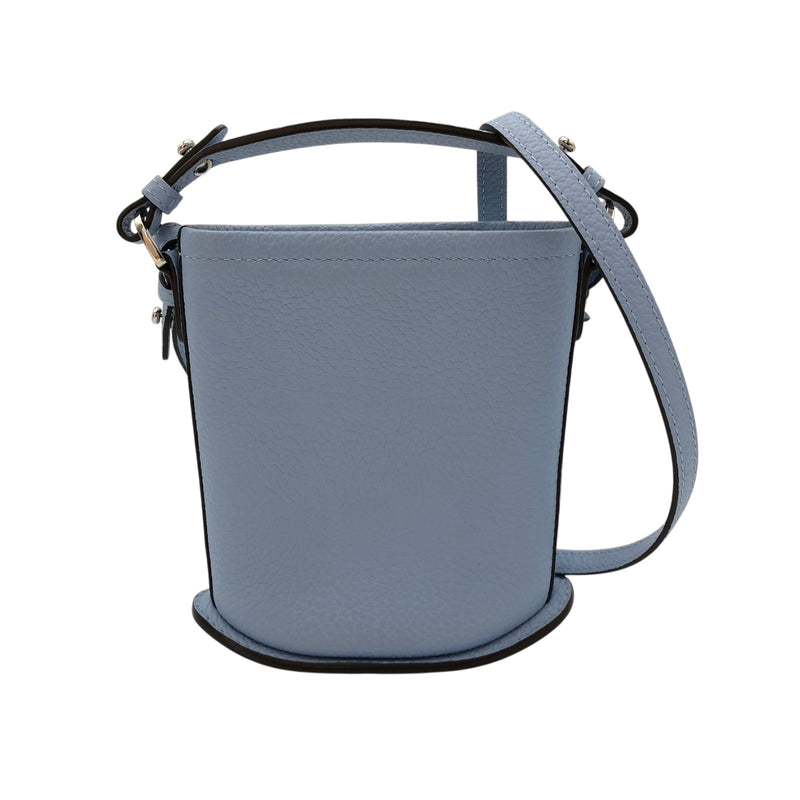 DELVAUX　デルヴォー　ブリヨン コンパクトウォレット　レザー　ライトブルー デルヴォー DELVAUX パントイ ライトブルー レザー レディース