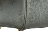 エルメス HERMES ケリー28 内縫い W刻 ブルーグラシエ ゴールド金具 トゴ レディース ショルダーバッグ
