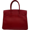エルメス HERMES バーキン30 パーソナルオーダー C刻 ルージュカザック シルバー金具 シェーブル レディース ハンドバッグ