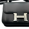 エルメス HERMES コンスタンス24 ミロワール W刻 ブラック シルバー金具 ボックスカーフ レディース ショルダーバッグ
