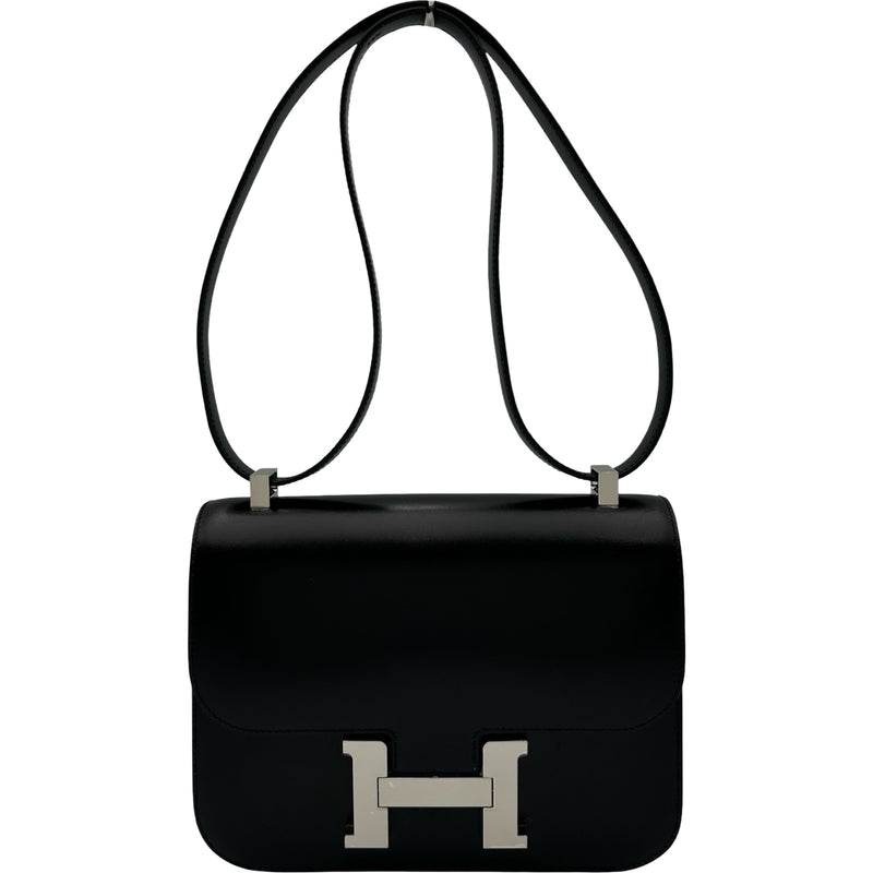 エルメス HERMES コンスタンス24 ミロワール W刻 ブラック シルバー