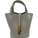 エルメス HERMES ピコタンロックPM K刻 ニューグリペール シルバー金具 トリヨン レディース ハンドバッグ