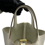 エルメス HERMES ピコタンロックPM K刻 ニューグリペール シルバー金具 トリヨン レディース ハンドバッグ