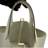 エルメス HERMES ピコタンロックPM K刻 ニューグリペール シルバー金具 トリヨン レディース ハンドバッグ