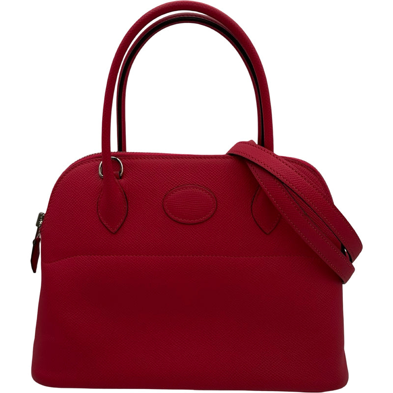 エルメス HERMES ボリード27 D刻 ローズエクストリーム シルバー金具