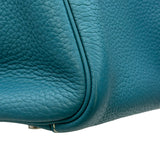 エルメス HERMES リンディ30 □Q刻 ブルージーン シルバー金具 トリヨン レディース ショルダーバッグ