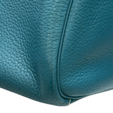 エルメス HERMES リンディ30 □Q刻 ブルージーン シルバー金具 トリヨン レディース ショルダーバッグ