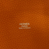 エルメス HERMES ピコタンロックPM U刻 オレンジ シルバー金具 トリヨン レディース ハンドバッグ