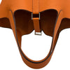 エルメス HERMES ピコタンロックPM U刻 オレンジ シルバー金具 トリヨン レディース ハンドバッグ