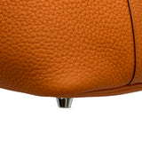 エルメス HERMES ピコタンロックPM U刻 オレンジ シルバー金具 トリヨン レディース ハンドバッグ