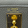 エルメス HERMES ケリー28 外縫い パーソナルオーダー C刻 エタン/エトゥープ ゴールド金具 トゴ レディース ハンドバッグ