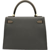 エルメス HERMES ケリー28 外縫い パーソナルオーダー C刻 エタン/エトゥープ ゴールド金具 トゴ レディース ハンドバッグ