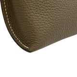 エルメス HERMES ヴィドポッシュ W刻 エトゥープ シルバー金具 トゴ レディース ショルダーバッグ
