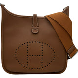 エルメス HERMES エヴリン3 PM W刻 ゴールド シルバー金具 トリヨン レディース ショルダーバッグ