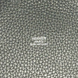 エルメス HERMES ピコタンロックMM X刻 ブラック シルバー金具 トリヨン レディース ハンドバッグ