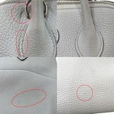 エルメス HERMES ボリード31 Y刻 ブルーペール シルバー金具 トリヨン レディース ハンドバッグ