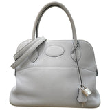 エルメス HERMES ボリード31 Y刻 ブルーペール シルバー金具 トリヨン レディース ハンドバッグ