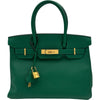 エルメス HERMES バーキン30 C刻 ヴェールヴェルティゴ ゴールド金具 エプソン レディース ハンドバッグ