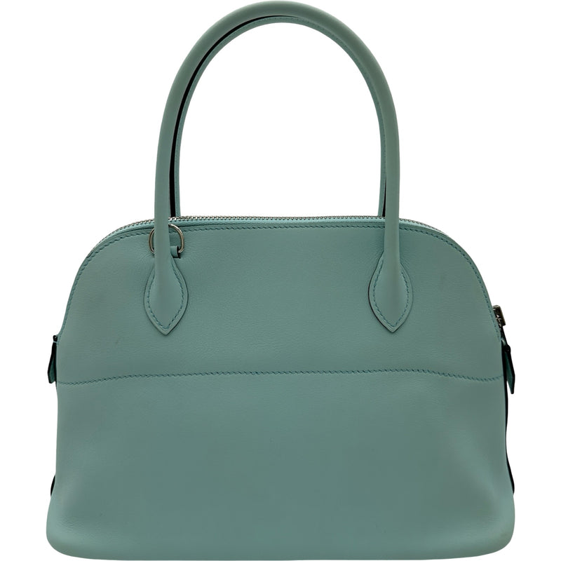 エルメス HERMES ボリード27 A刻 ブルーアトール シルバー金具