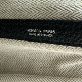 エルメス HERMES ガーデンパーティPM Z刻 ブラック シルバー金具 ネゴンダ レディース ハンドバッグ