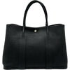 エルメス HERMES ガーデンパーティPM Z刻 ブラック シルバー金具 ネゴンダ レディース ハンドバッグ