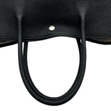 エルメス HERMES ガーデンパーティPM Z刻 ブラック シルバー金具 ネゴンダ レディース ハンドバッグ
