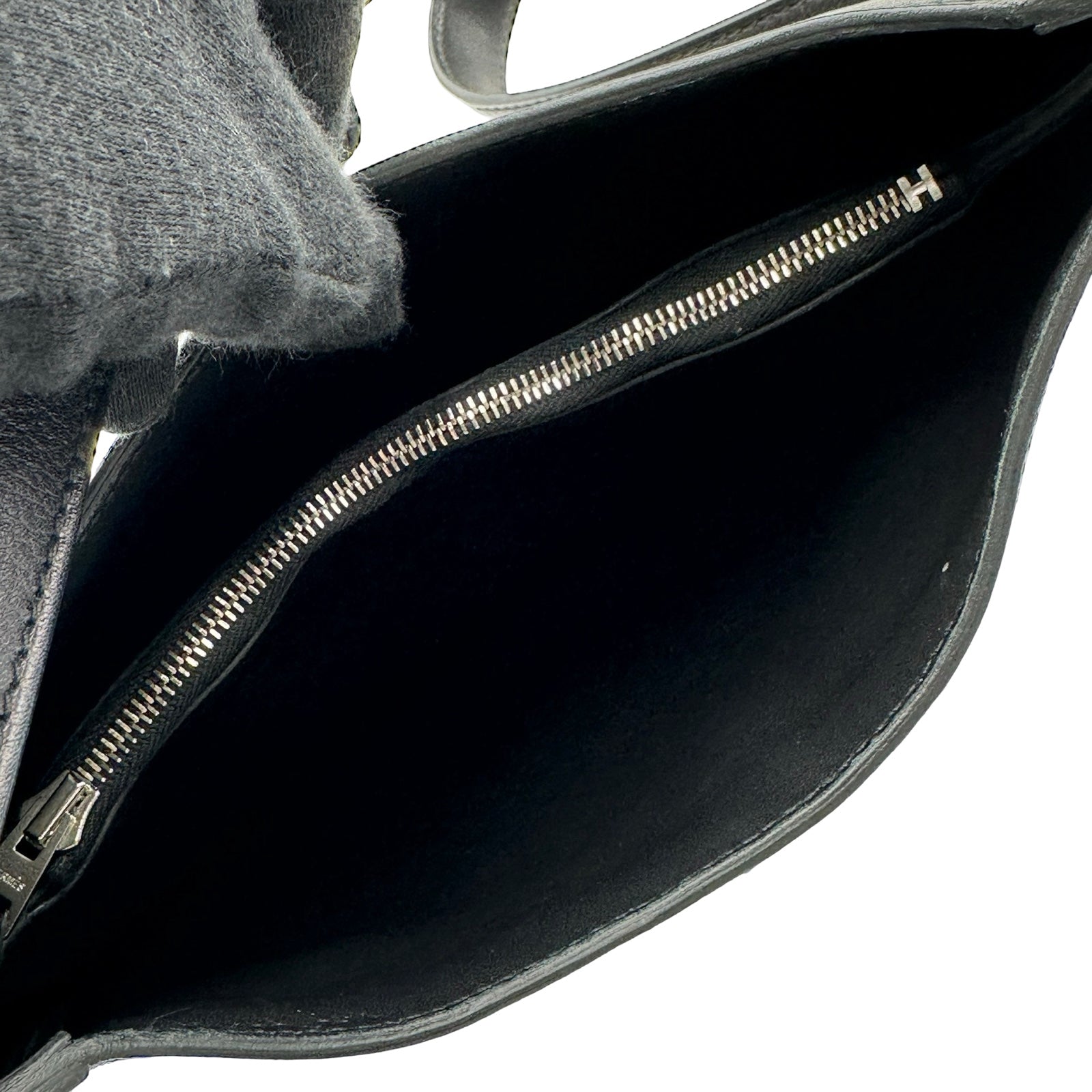エルメス HERMES トリムデュオ24 Y刻 ブラック シルバー金具 エバーグレイン レディース ショルダーバッグ エルメス HERMES トリムデュオ24 Y刻 ブラック シルバー金具 エバー