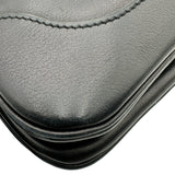 エルメス HERMES トリムデュオ24 Y刻 ブラック シルバー金具 エバーグレイン レディース ショルダーバッグ