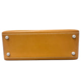 エルメス HERMES ダルヴィPM □B刻 ナチュラル シルバー金具 ヴァッシュ レディース ハンドバッグ
