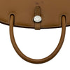 エルメス HERMES ダルヴィPM □B刻 ナチュラル シルバー金具 ヴァッシュ レディース ハンドバッグ