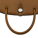 エルメス HERMES ダルヴィPM □B刻 ナチュラル シルバー金具 ヴァッシュ レディース ハンドバッグ