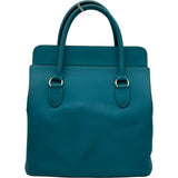 エルメス HERMES ツールボックス26 □R刻 ターコイズ シルバー金具 スイフト レディース ショルダーバッグ