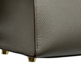 エルメス HERMES ケリー28 内縫い D刻 エタン ゴールド金具 エプソン レディース ショルダーバッグ
