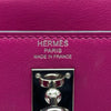 エルメス HERMES ケリー25　外縫い D刻 ローズパープル シルバー金具 スイフト レディース ショルダーバッグ
