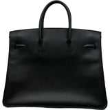 エルメス HERMES バーキン35 □H刻 ブラック ゴールド金具 アルデンヌ レディース ハンドバッグ