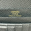 エルメス HERMES ベアンコンパクト ブラック ゴールド金具 エプソン レディース 二つ折り財布