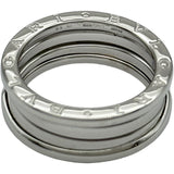 ブルガリ BVLGARI ビーゼロワンリング 3バンド(M) ホワイトゴールド 750 ジュエリー