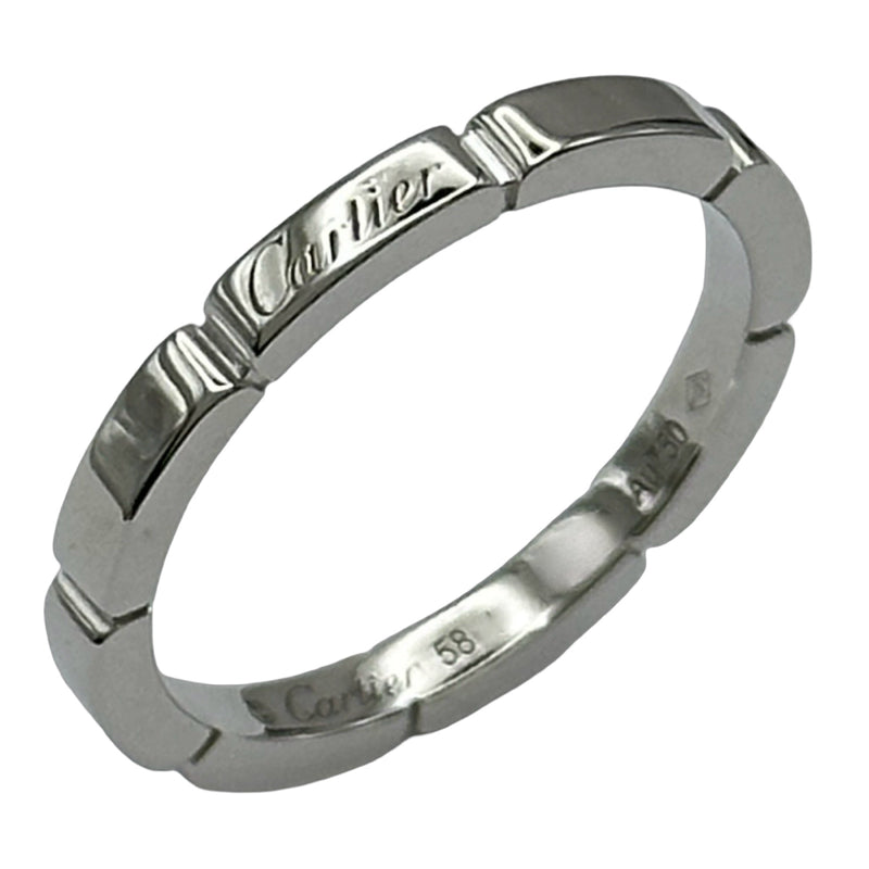 美品Cartier マイヨンパンテール リング 18WG #50 カルティエ Cartier マイヨンパンテールリング ホワイトゴールド Au750