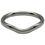 ティファニー TIFFANY＆CO カーブドバンドリング プラチナ Pt950 ジュエリー