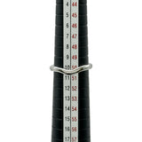 ティファニー TIFFANY＆CO カーブドバンドリング プラチナ Pt950 ジュエリー