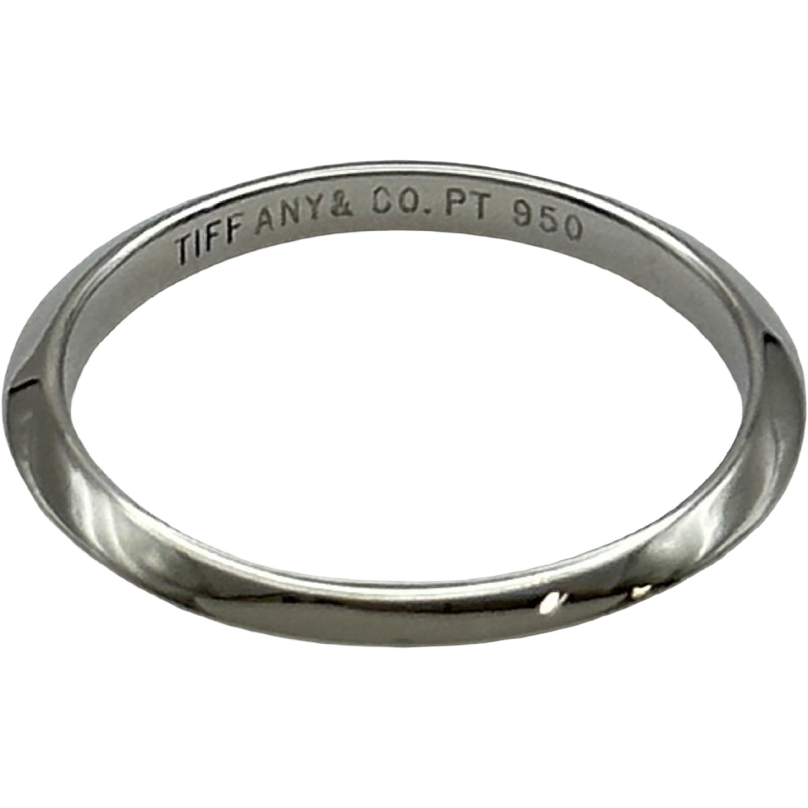 16.5号　#57 Tiffany ティファニー　ナイフエッジリング　プラチナ ティファニー TIFFANY＆CO ナイフエッジリング プラチナ Pt950