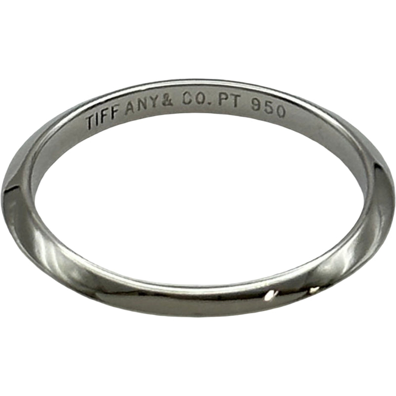 ティファニー TIFFANY＆CO ナイフエッジリング プラチナ Pt950