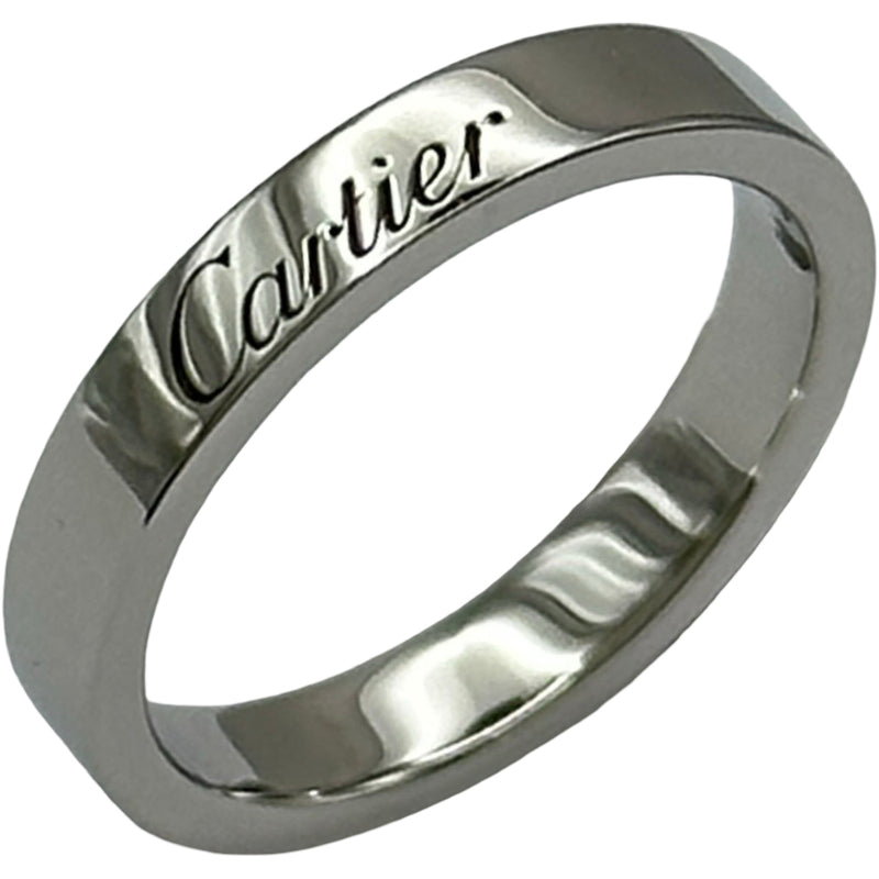 Cドゥカルティエ ウェディングリング エングレーヴドリング Pt950 ダイヤ カルティエ Cartier Cドゥカルティエウェディングリング プラチナ