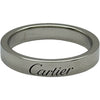 カルティエ Cartier Cドゥカルティエウェディングリング プラチナ Pt950 ジュエリー