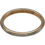 ティファニー TIFFANY＆CO クラシックバンドリング ピンクゴールド/プラチナ 750/Pt950 ジュエリー