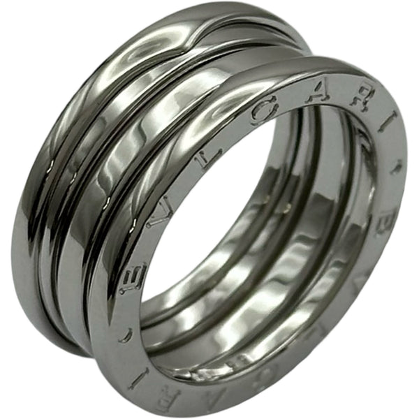 ブルガリ BVLGARI ビーゼロワンリング3バンド(S) ホワイトゴールド 750
